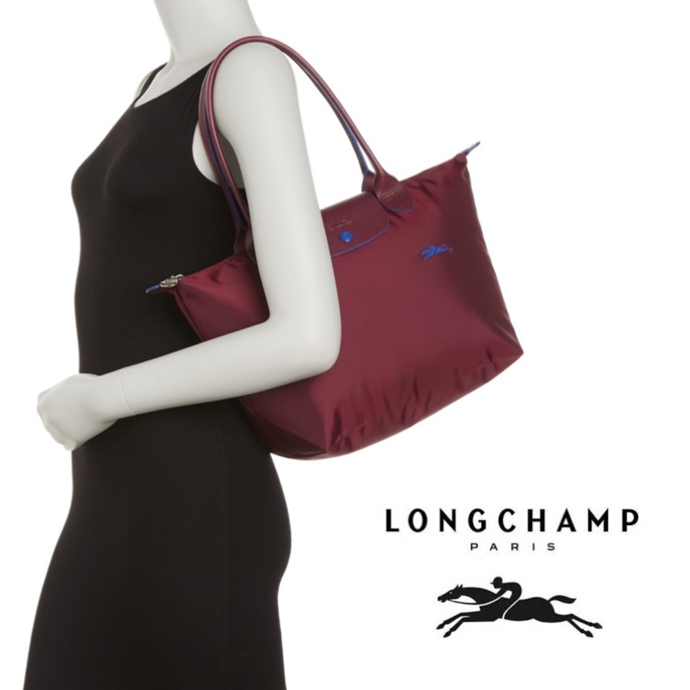 Longchamp Le Club Medium Leather Trimmed Tote Bag - Picture 2 of 11